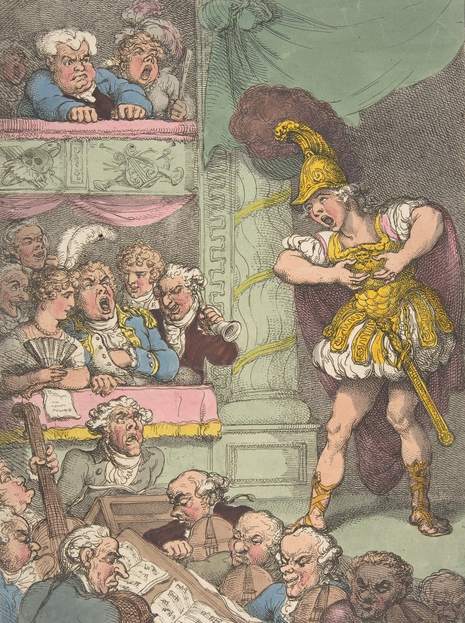 John Bull in der italienischen Oper von Thomas Rowlandson