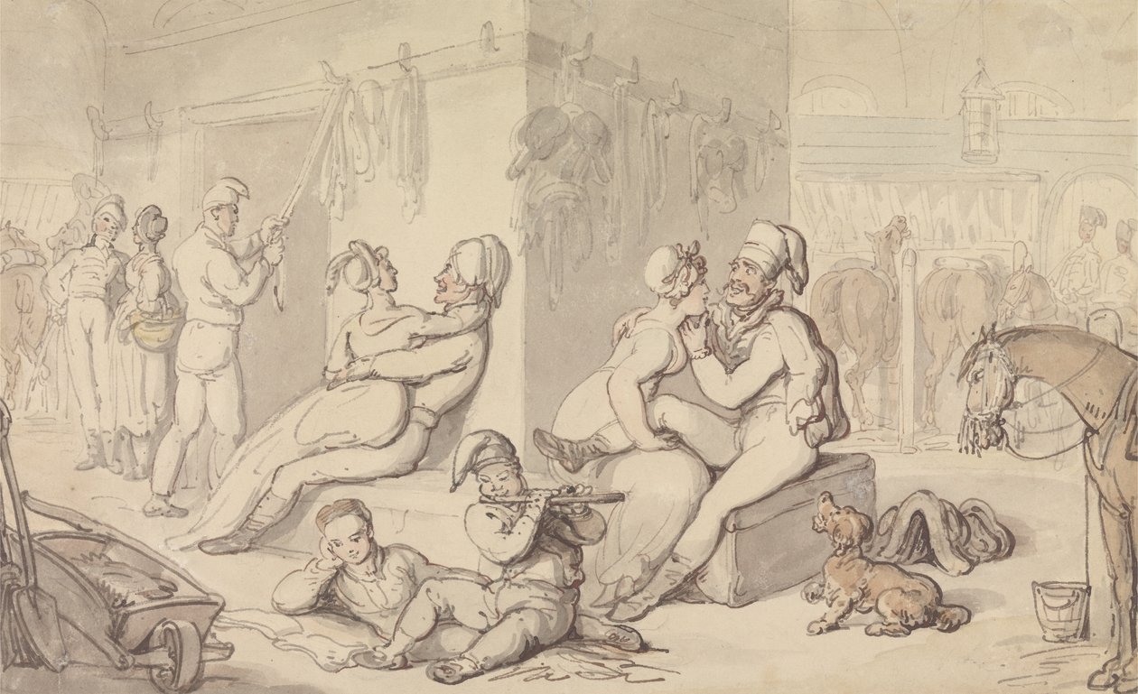Kavalleriekaserne von Thomas Rowlandson