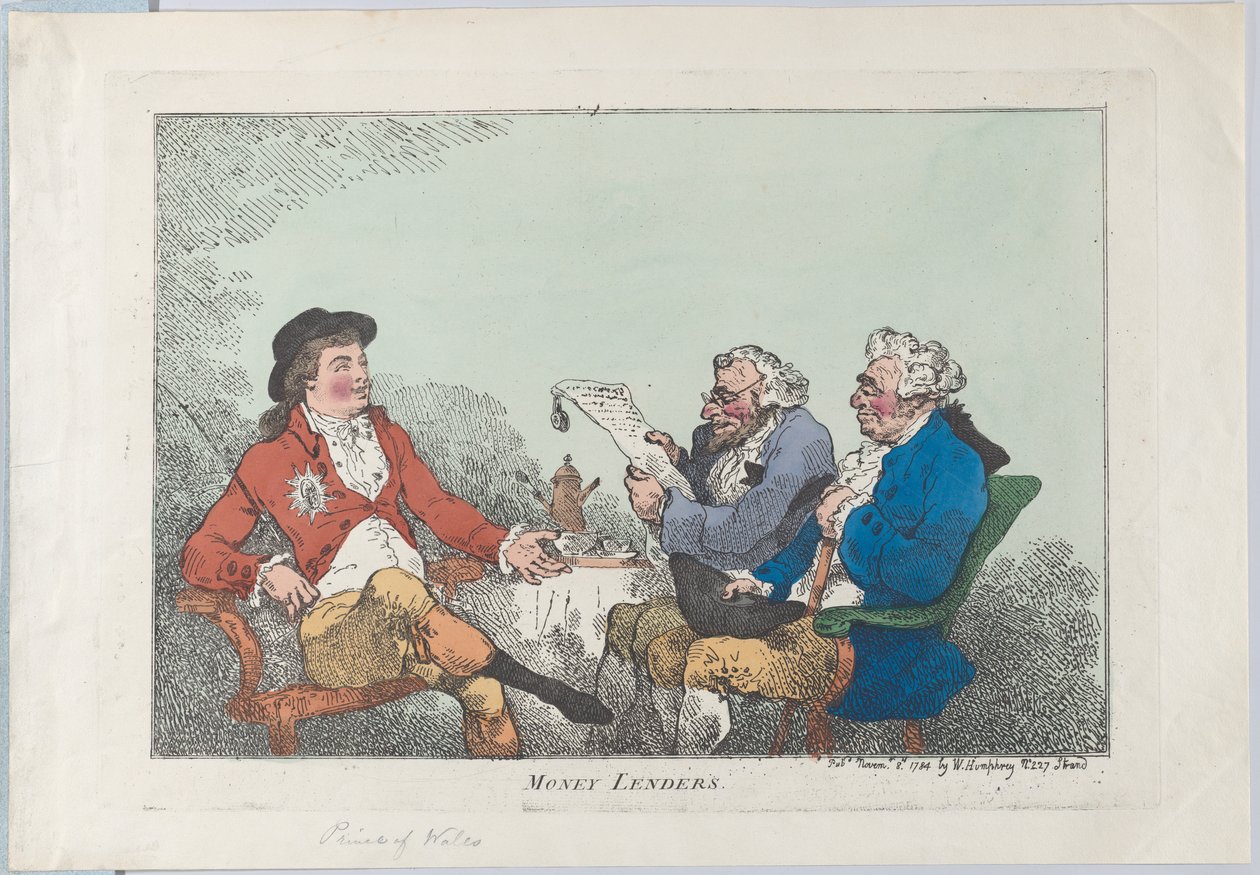Geldverleiher, 8. November 1784 von Thomas Rowlandson
