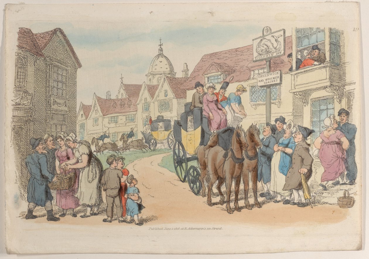 Tafel 19, aus Welt im Kleinformat, 1816 von Thomas Rowlandson