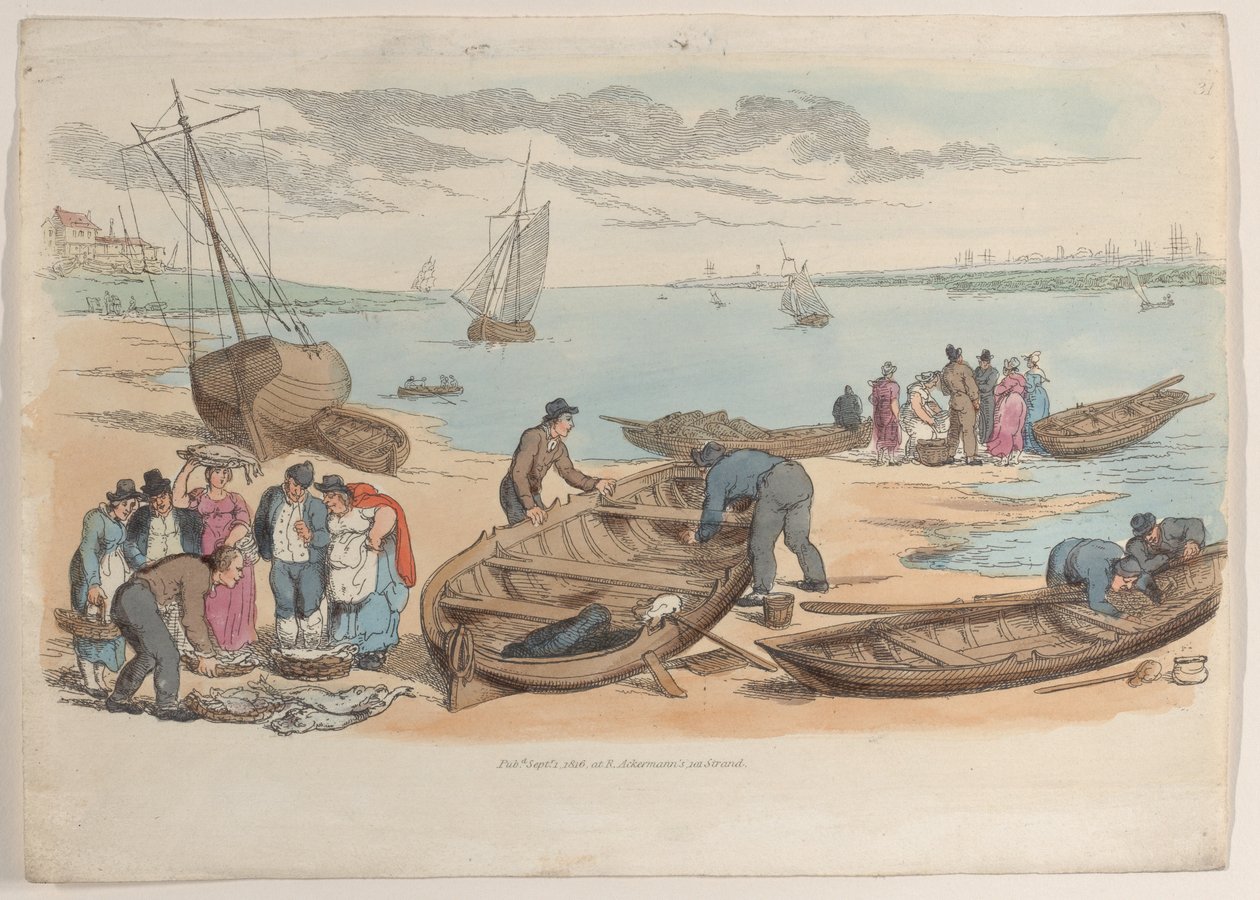 Tafel 31, aus Welt im Kleinformat von Thomas Rowlandson