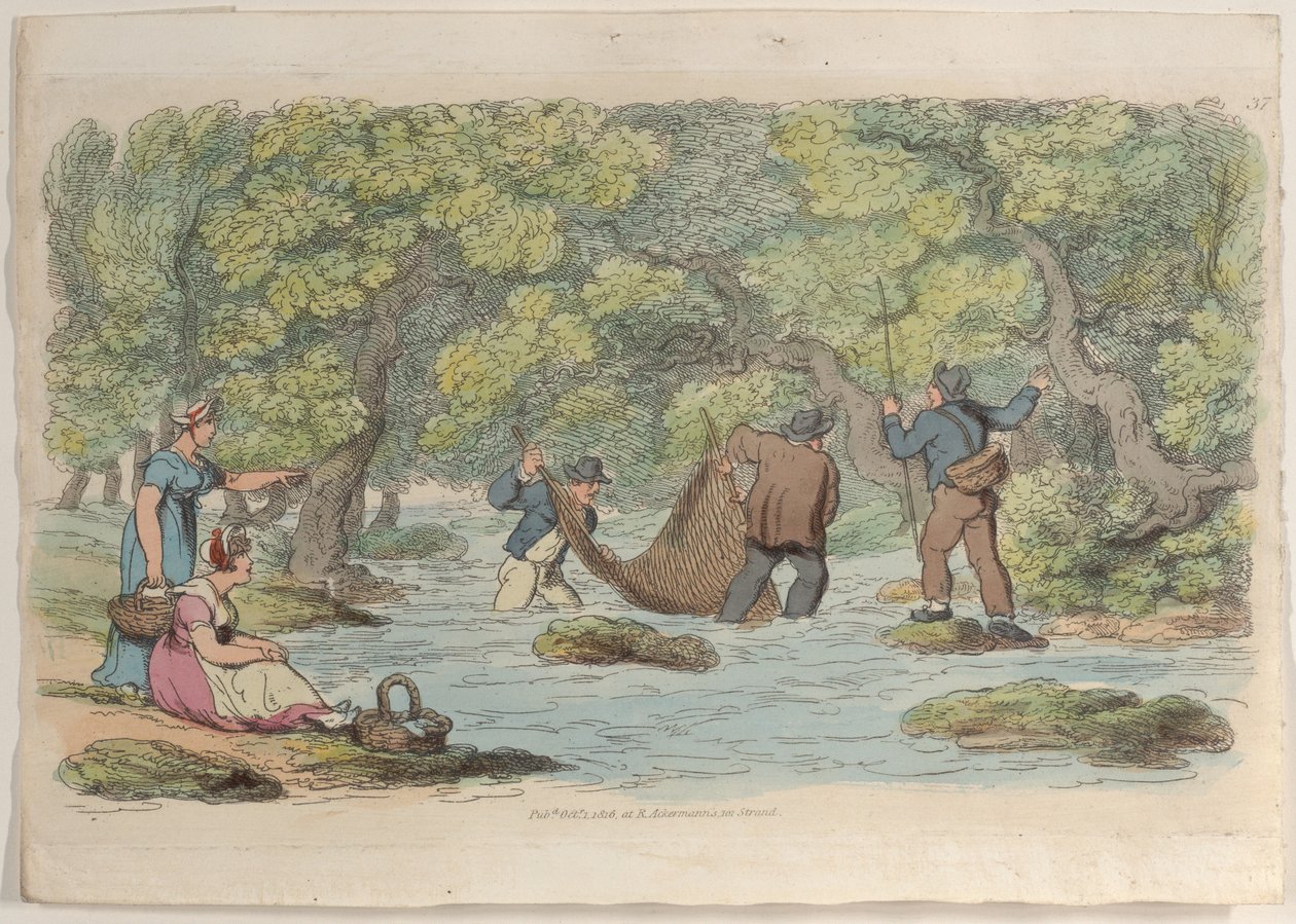 Tafel 37, aus Welt im Kleinformat von Thomas Rowlandson