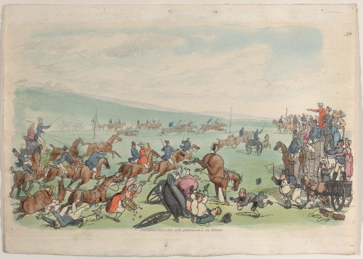 Tafel 39, aus Welt im Kleinformat, 1816 von Thomas Rowlandson