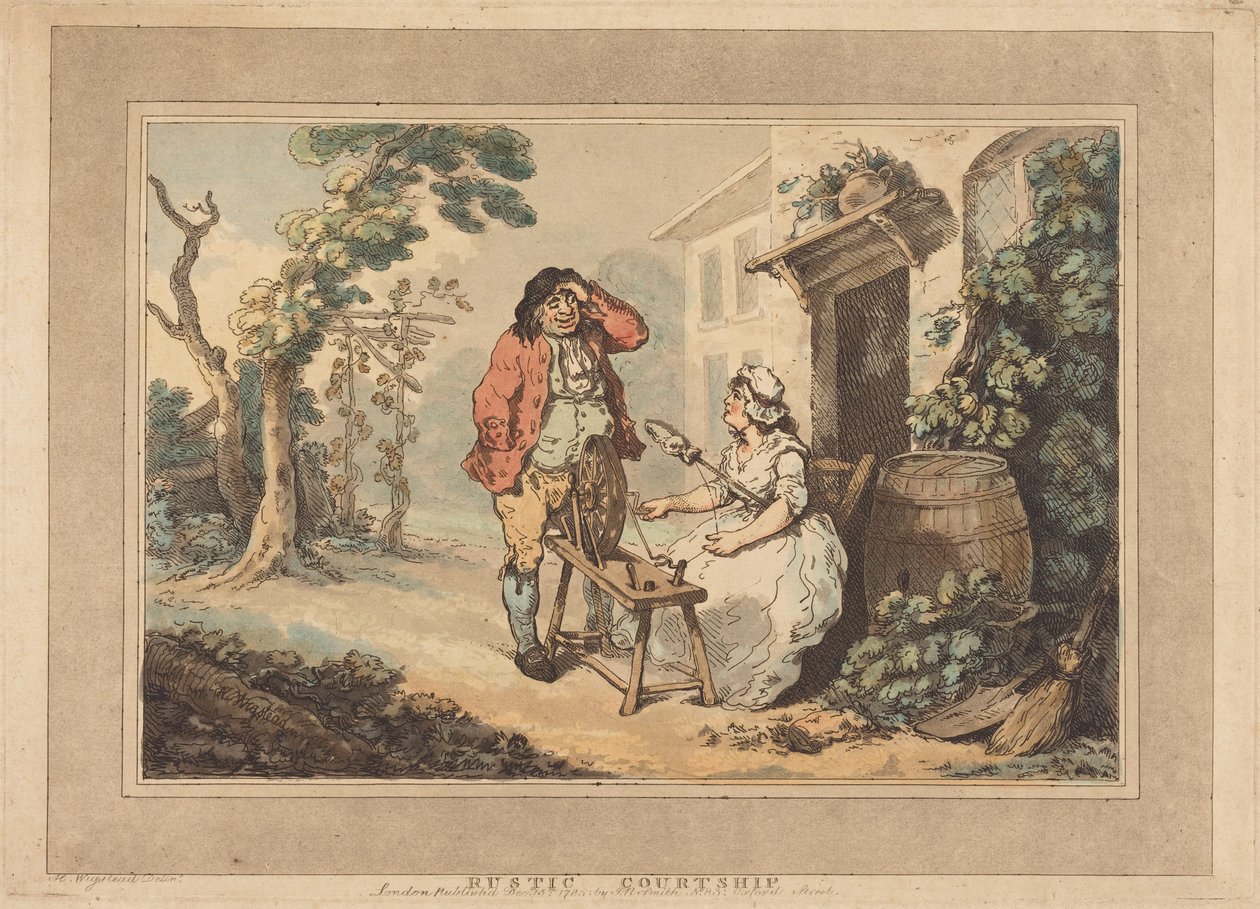 Rustikale Werbung von Thomas Rowlandson