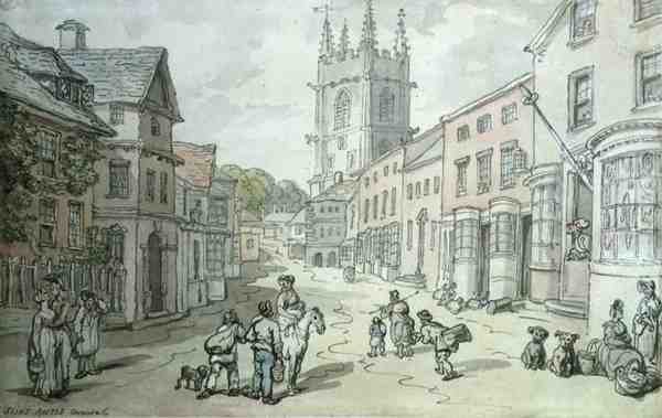 Saint Austle, Cornwall von Thomas Rowlandson