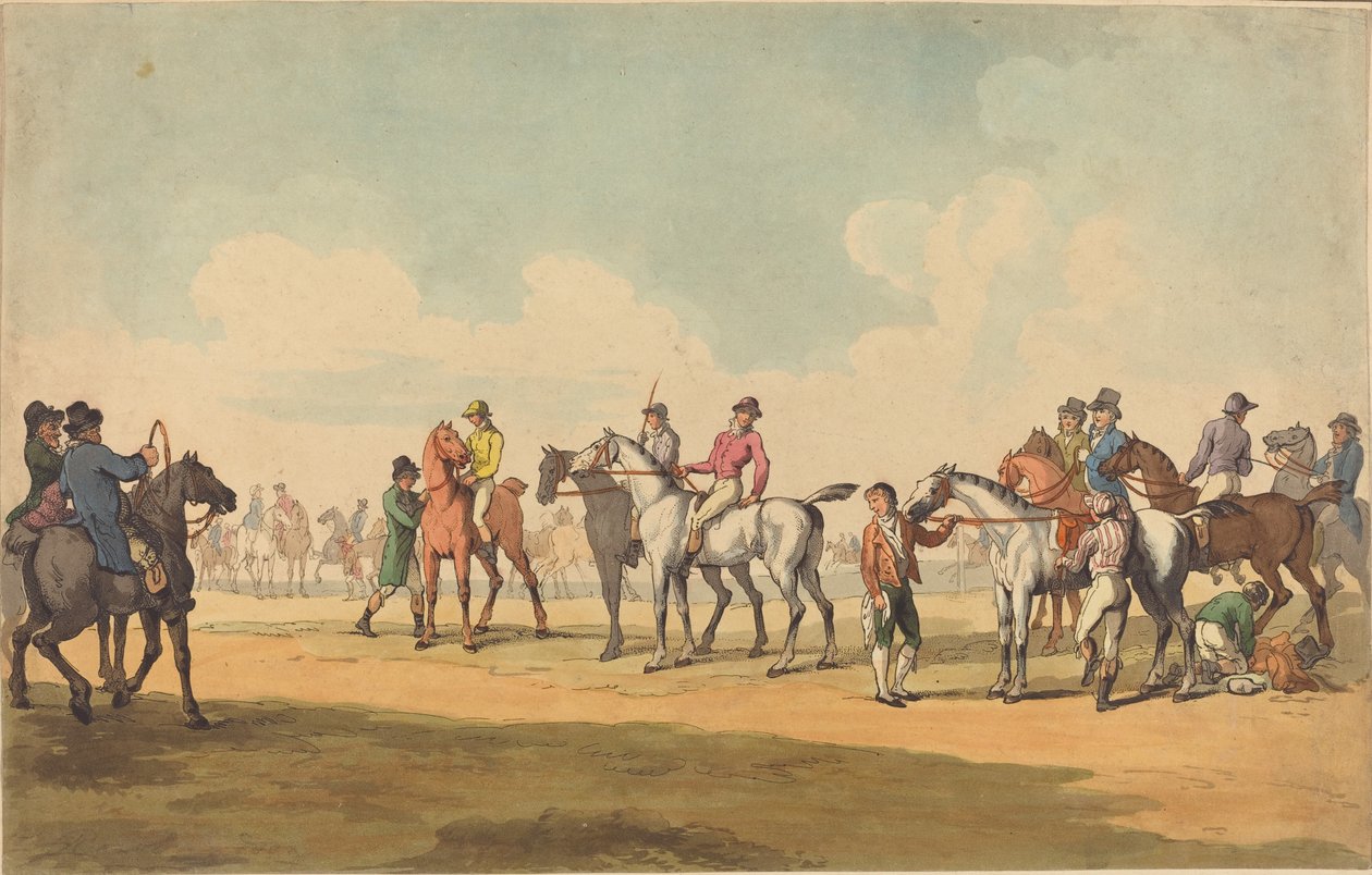 Der Kurs, wahrscheinlich 1789 von Thomas Rowlandson