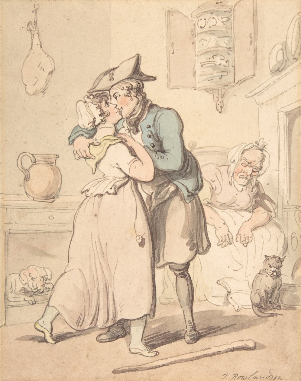 Die Rückkehr des Matrosen aus dem aktiven Dienst von Thomas Rowlandson