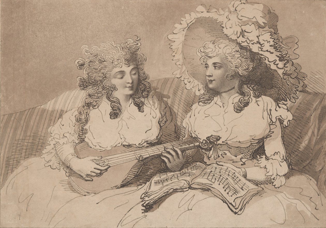 Die Sirenen, 10. April 1787 von Thomas Rowlandson