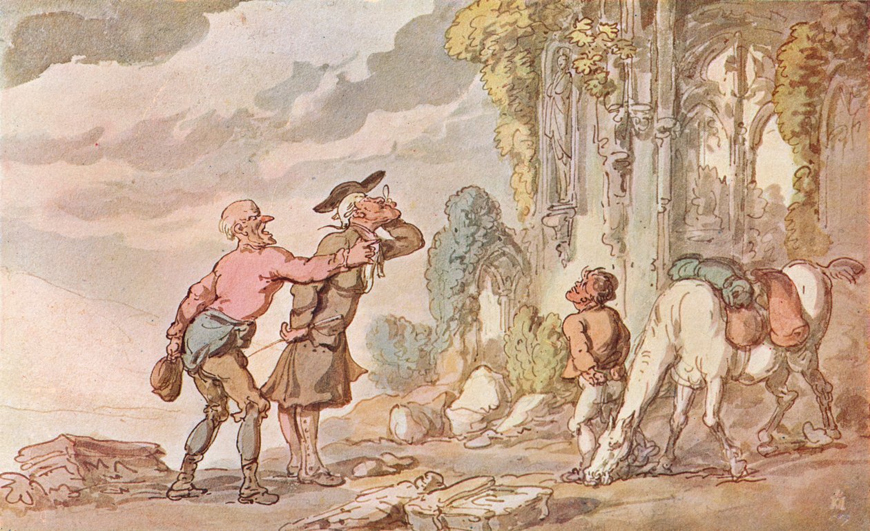 Die Reise von Dr. Syntax auf der Suche nach dem Malerischen, 19. Jahrhundert, 1907 von Thomas Rowlandson