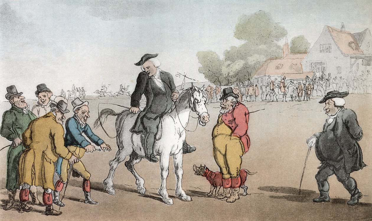 Der Vikar verkauft sein Pferd, Illustration aus 