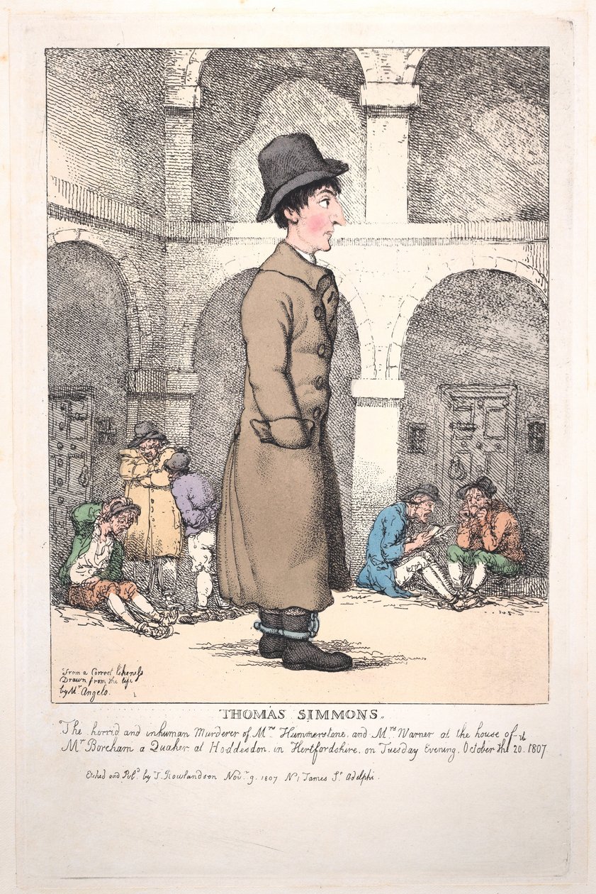 Thomas Simmons, 9. November 1807 von Thomas Rowlandson