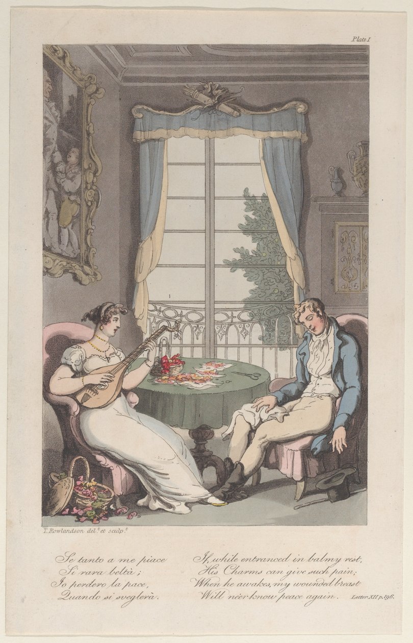 Titelseite, aus Neapel und die Campagna Felice: in einer Reihe von Briefen, 1. Juni 1815 von Thomas Rowlandson