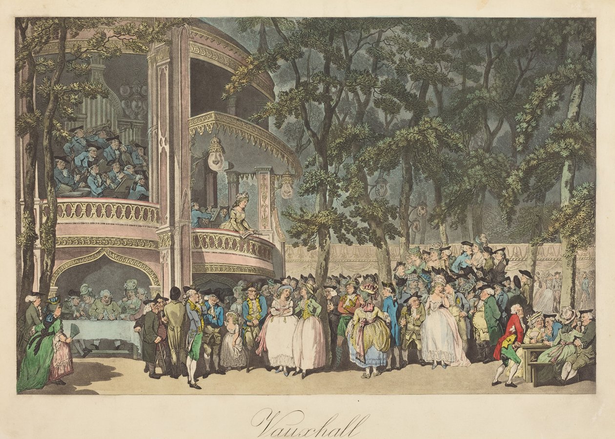 Vauxhall Gardens von Thomas Rowlandson
