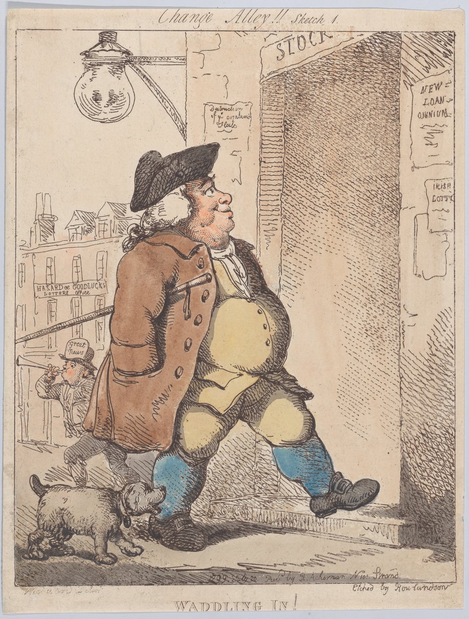 Waddling In! von Thomas Rowlandson