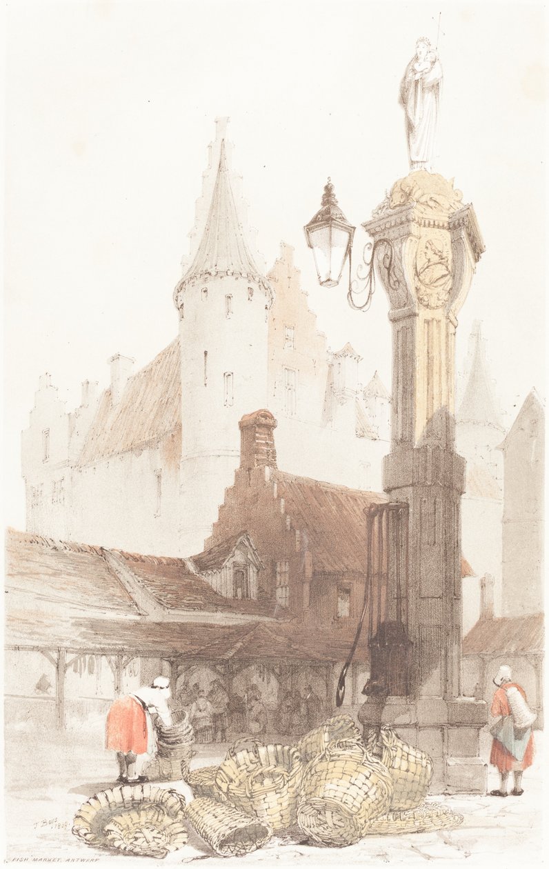 Fischmarkt, Antwerpen von Thomas Shotter Boys