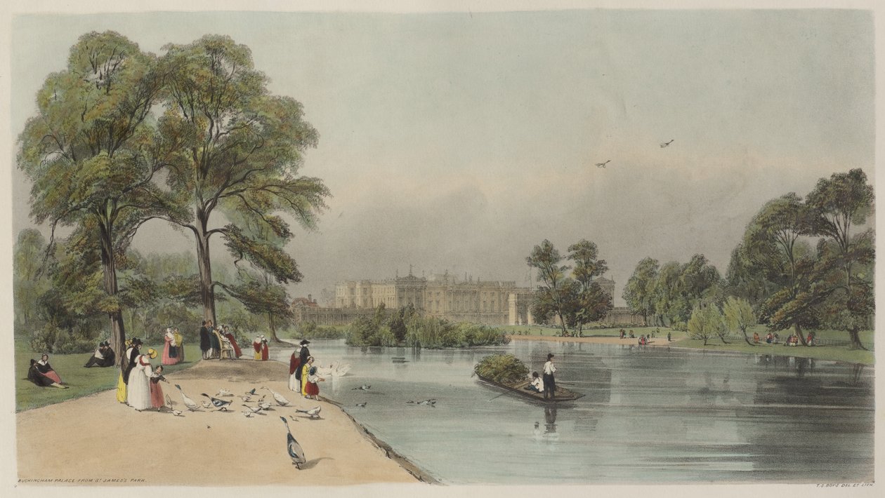 London wie es ist: Buckingham Palace, vom St. James