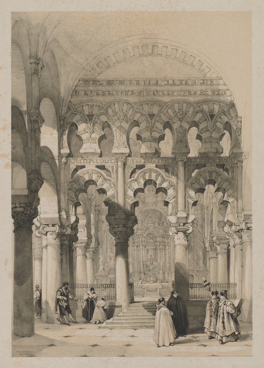 Malerische Skizzen in Spanien: Die Moschee, Cordoba von Thomas Shotter Boys
