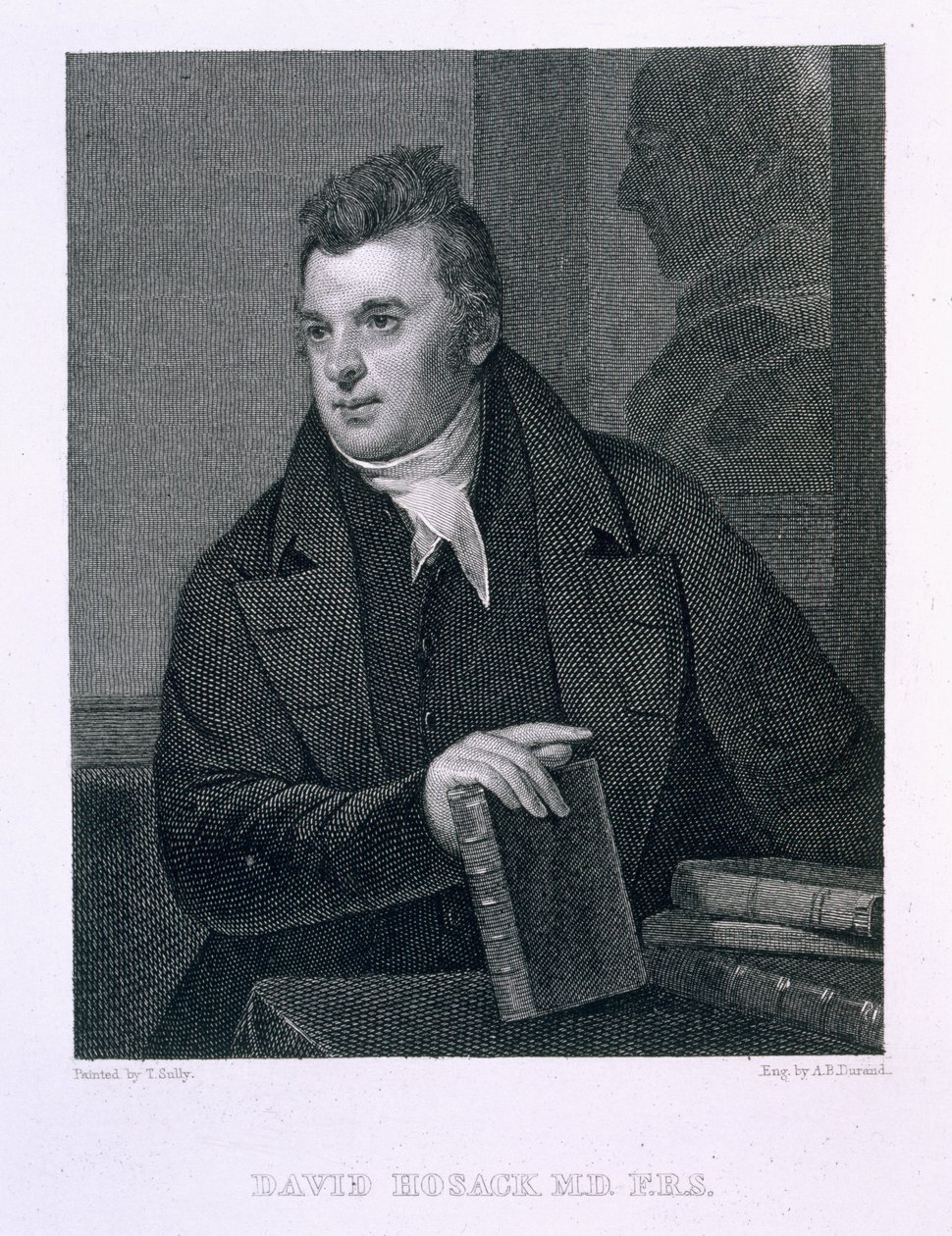 David Hosack, graviert von Asher Brown Durand (1796-1886) von Thomas Sully