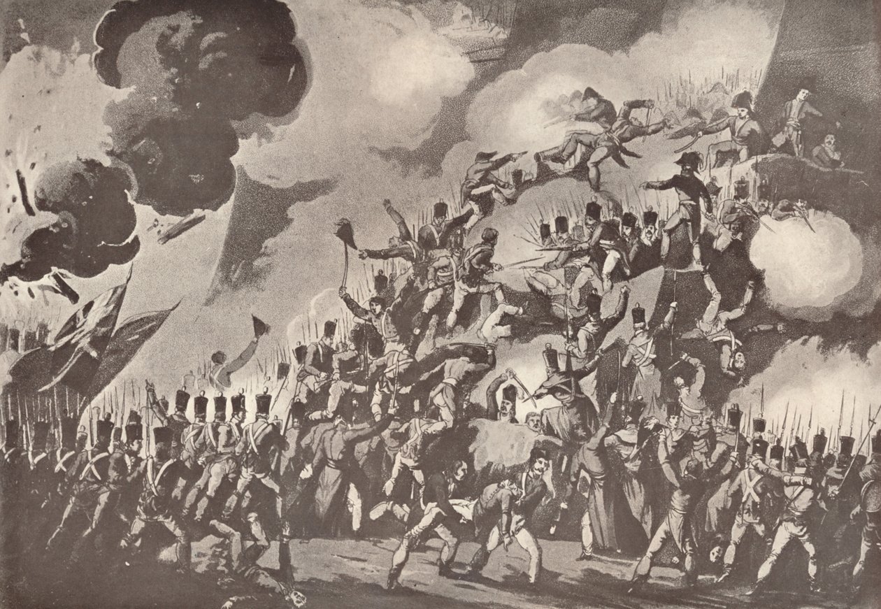 Sturm auf St. Sebastian, 31. August 1813, 1909 von Thomas Sutherland