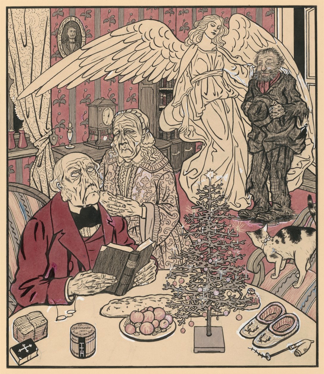 Der verlorene Sohn oder Der ungeratene Sohn (Bilder aus dem Familienleben, Nr. 4) von Thomas Theodor Heine