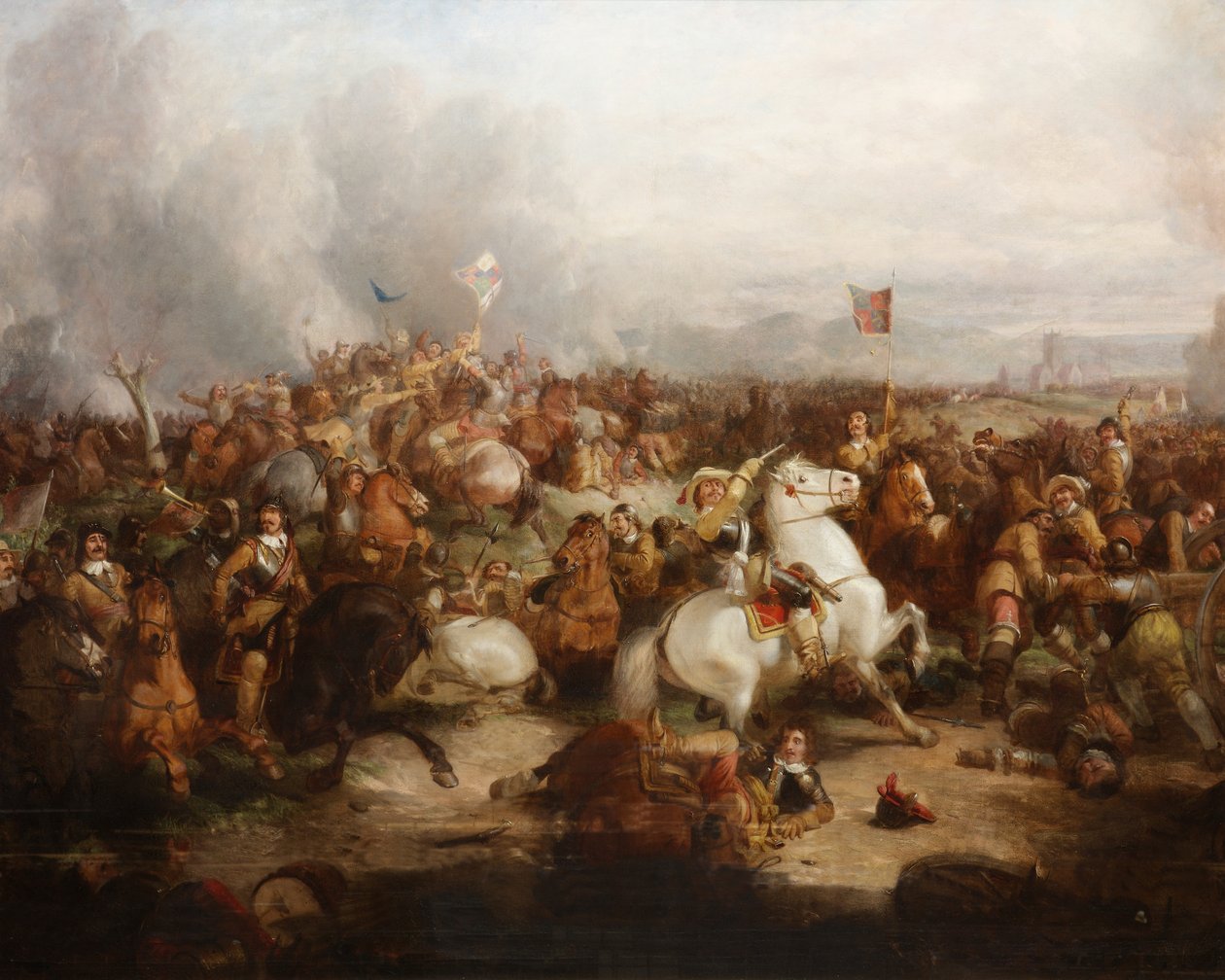 Die Schlacht von Worcester, 3. September 1651 von Thomas Woodward