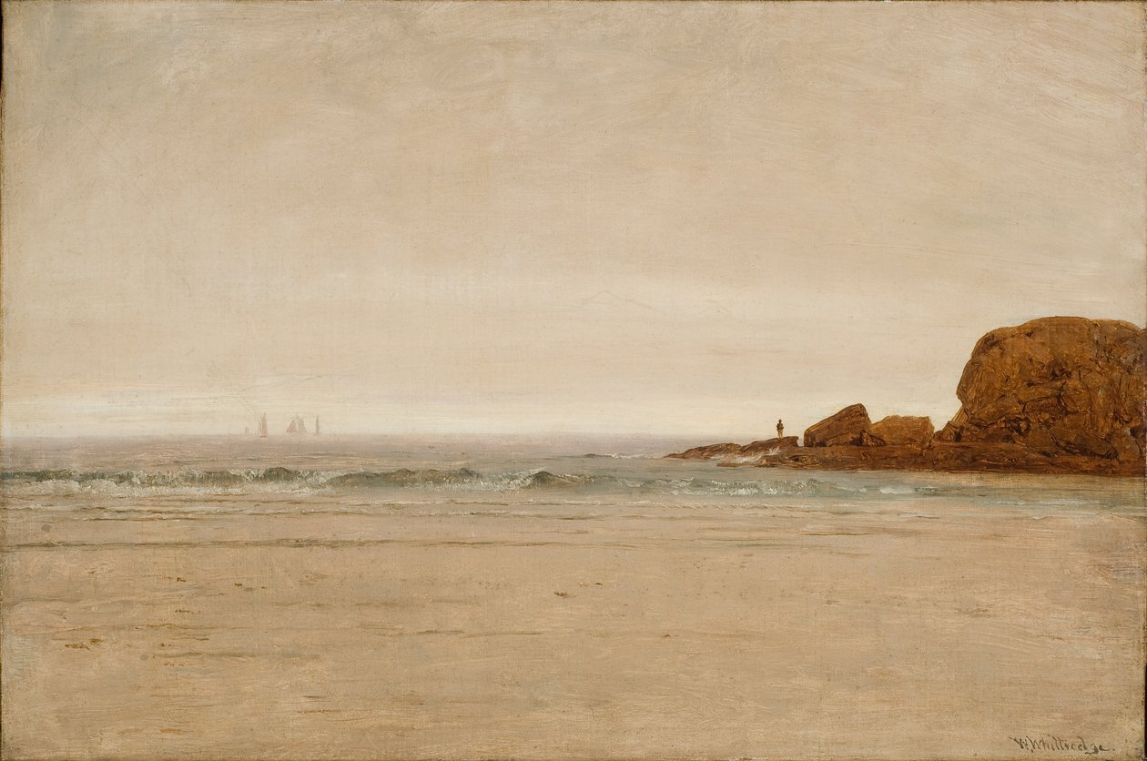 Strand und Felsen 1870 von Thomas Worthington Whittredge