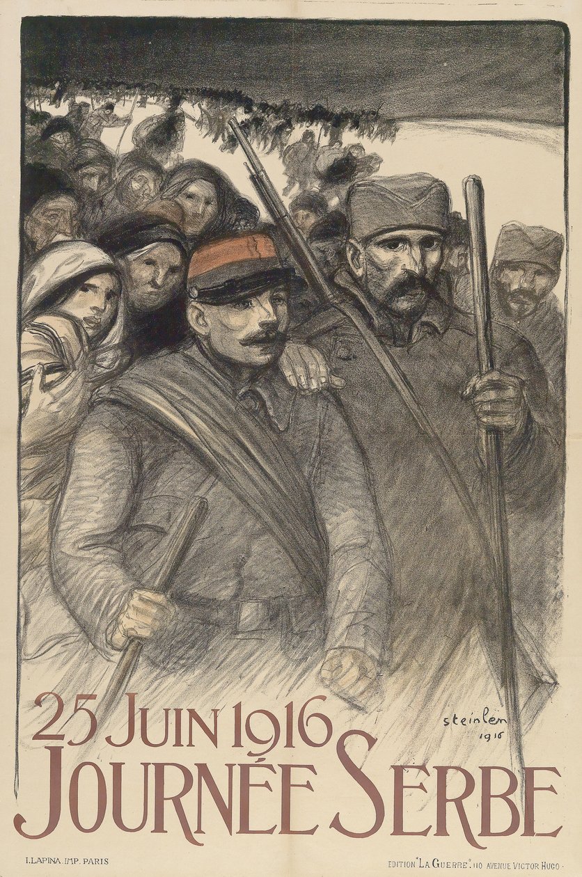 Journée Serbe von Théophile Alexandre Steinlen