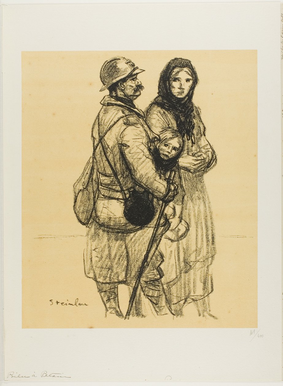 Ein Soldat für Pétain von Théophile Alexandre Pierre Steinlen