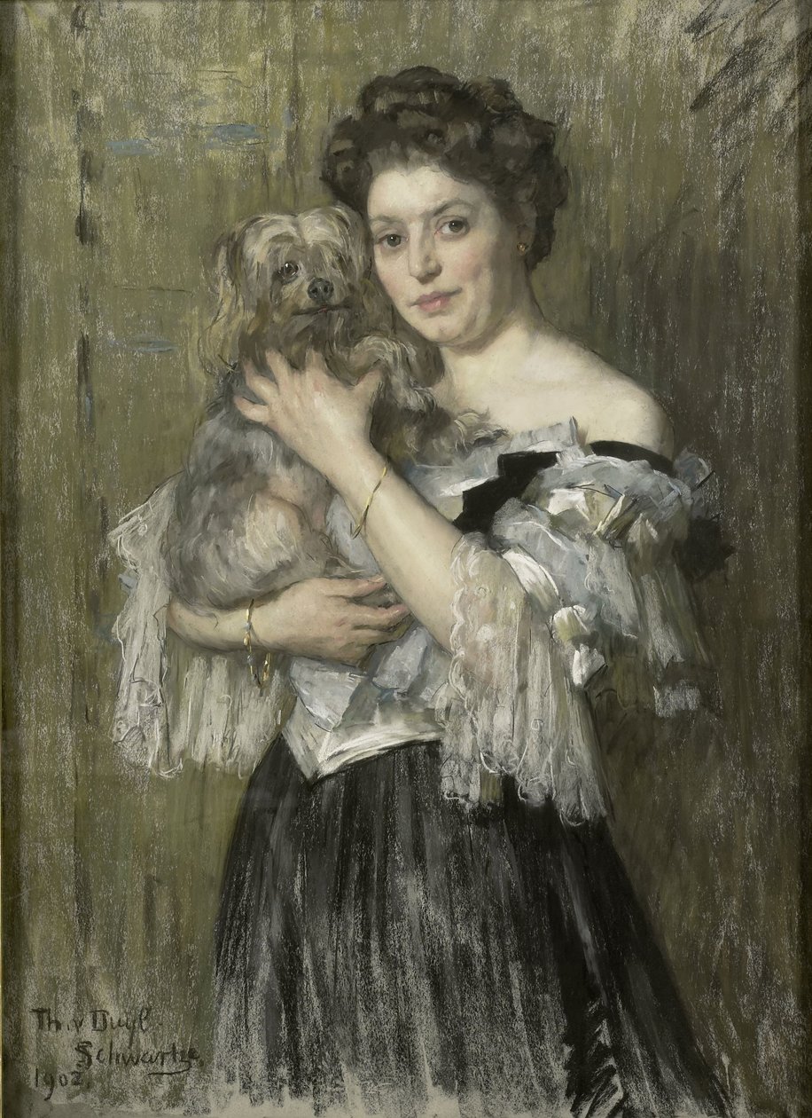 Maria Catharina Josephine Jordan (1866-1948), Ehefrau des Malers George Hendrik Breitner von Thérèse Schwartze
