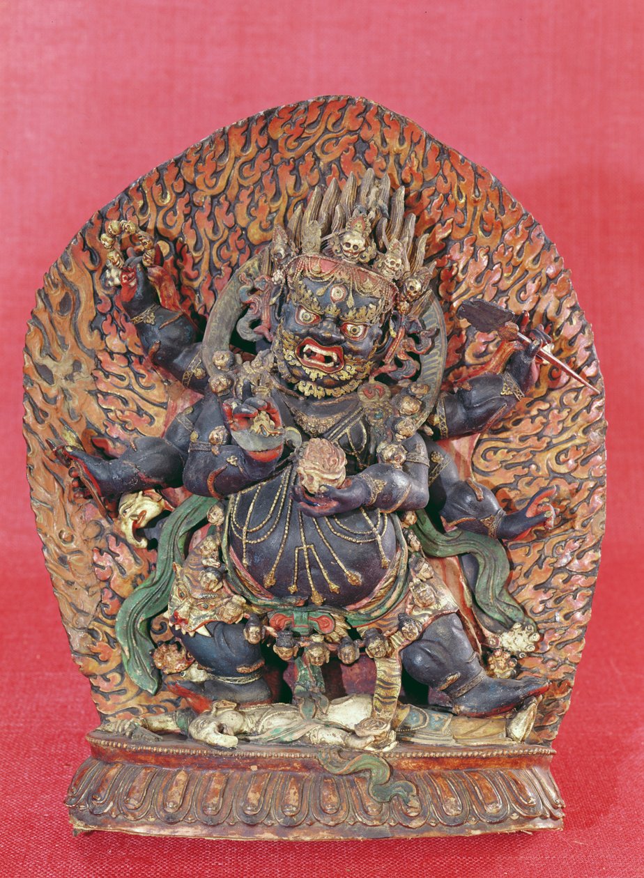 Figur von Mahakala von Tibetan School