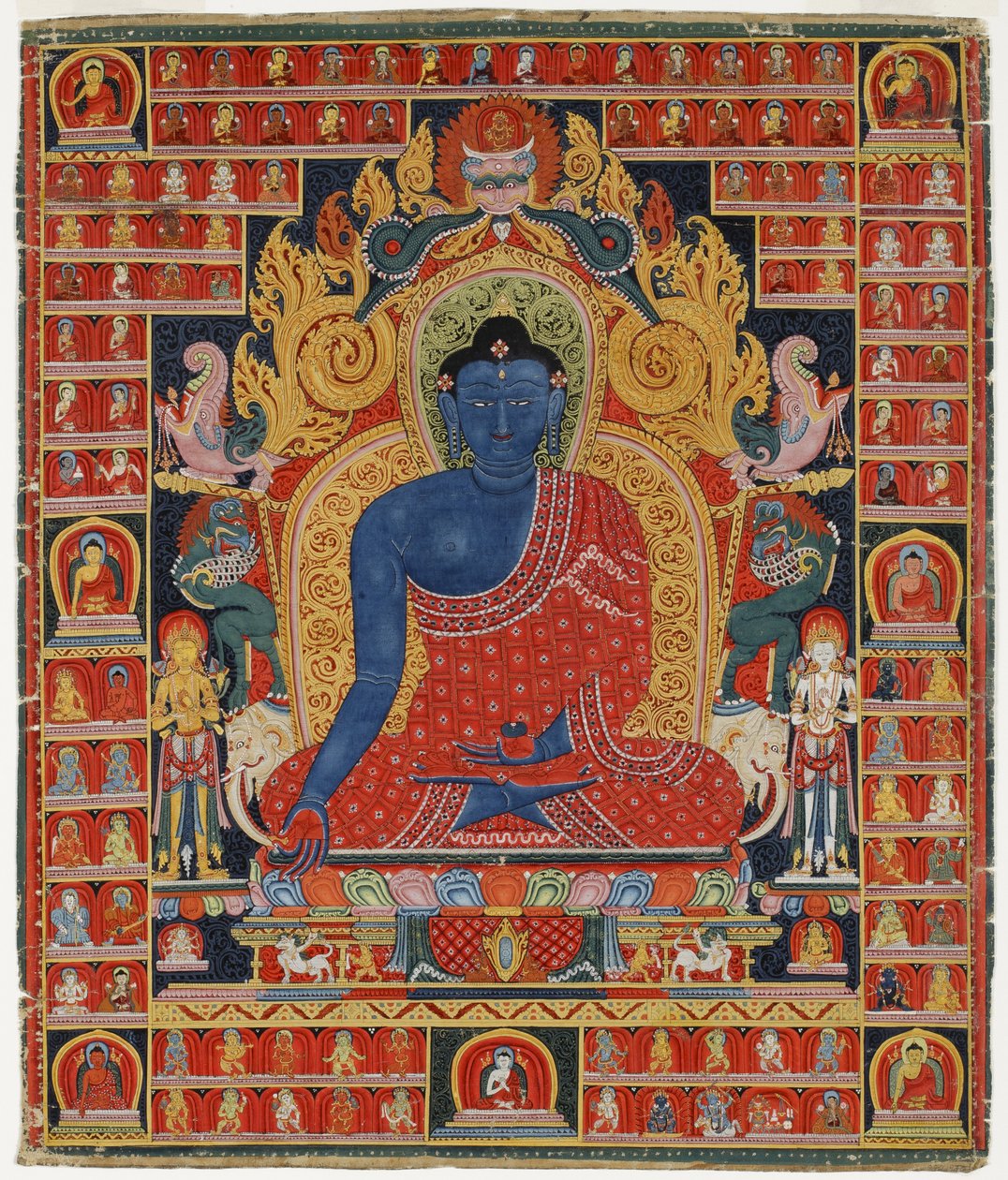 Buddha, der oberste Heiler von Tibetan School