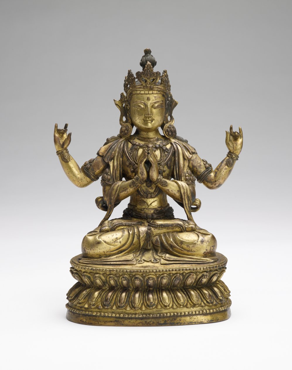 Sukhavati Avalokiteshvara, Spätes 17. bis frühes 18. Jahrhundert von Tibetan School
