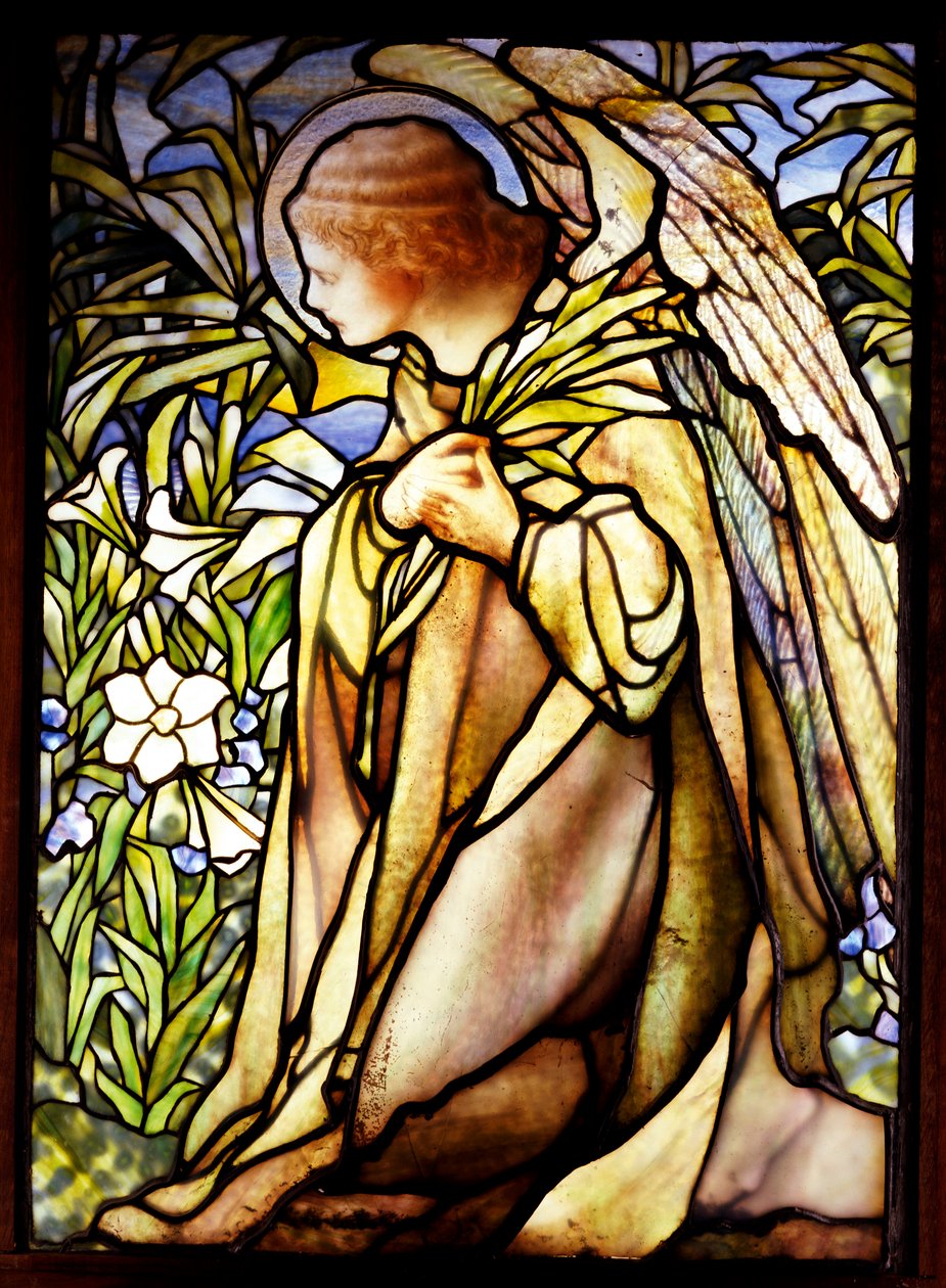 Fenster mit kniendem Engel von Tiffany and Company