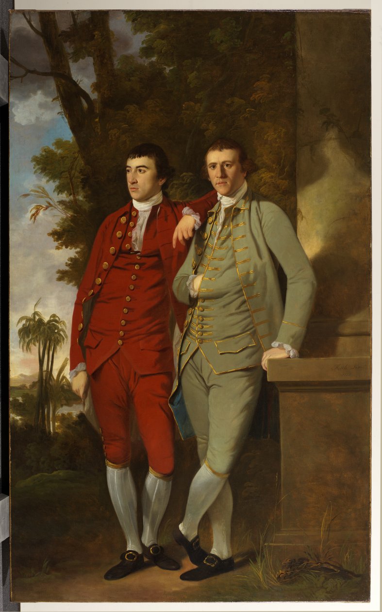 Porträt von Charles und Captain John Sealy von Tilly Kettle