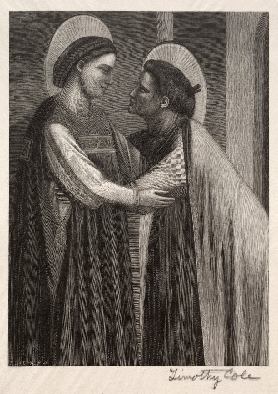 Alte italienische Meister: Maria und Elisabeth, 1886 von Timothy Cole