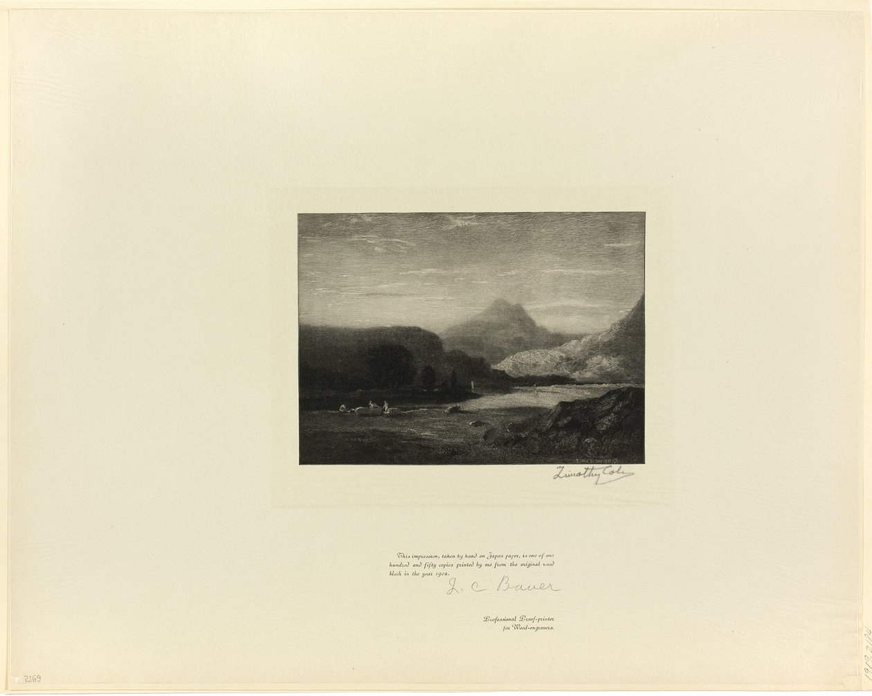 Auf dem Fluss Wye, aus Old English Masters von Timothy Cole