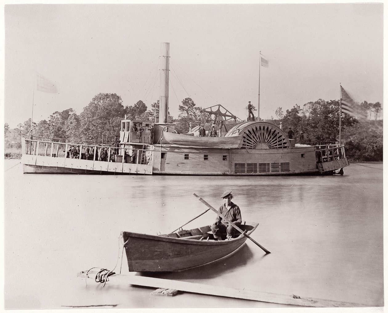 US-Kanonenboot, 1861-65 von Timothy H. OSullivan
