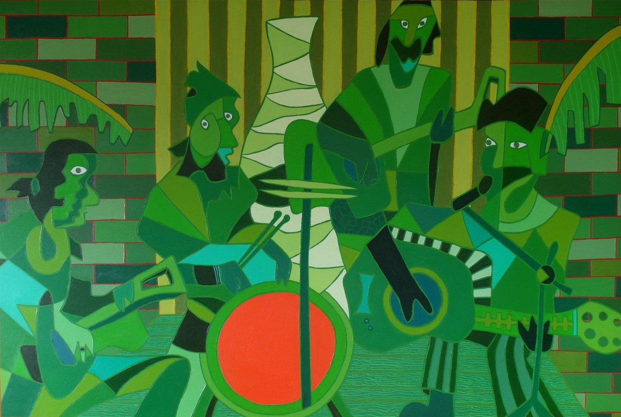 Die französische Zinnoberrote Trommel, 2012 von Timothy Nathan Joel