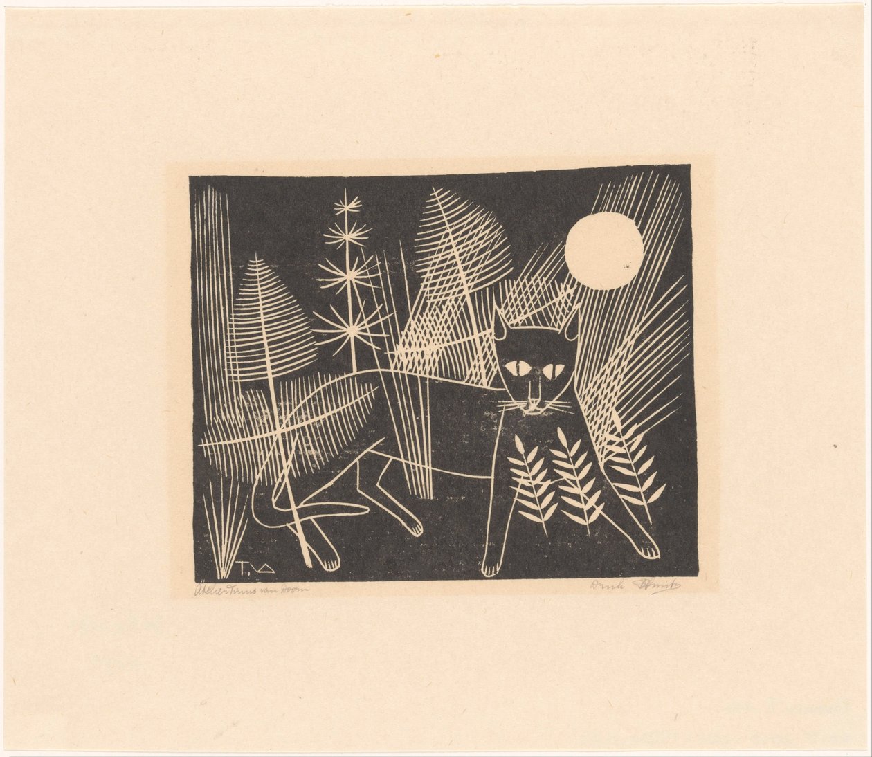 Jeroen auf der Jagd von Tinus van Doorn (signed by artist)
