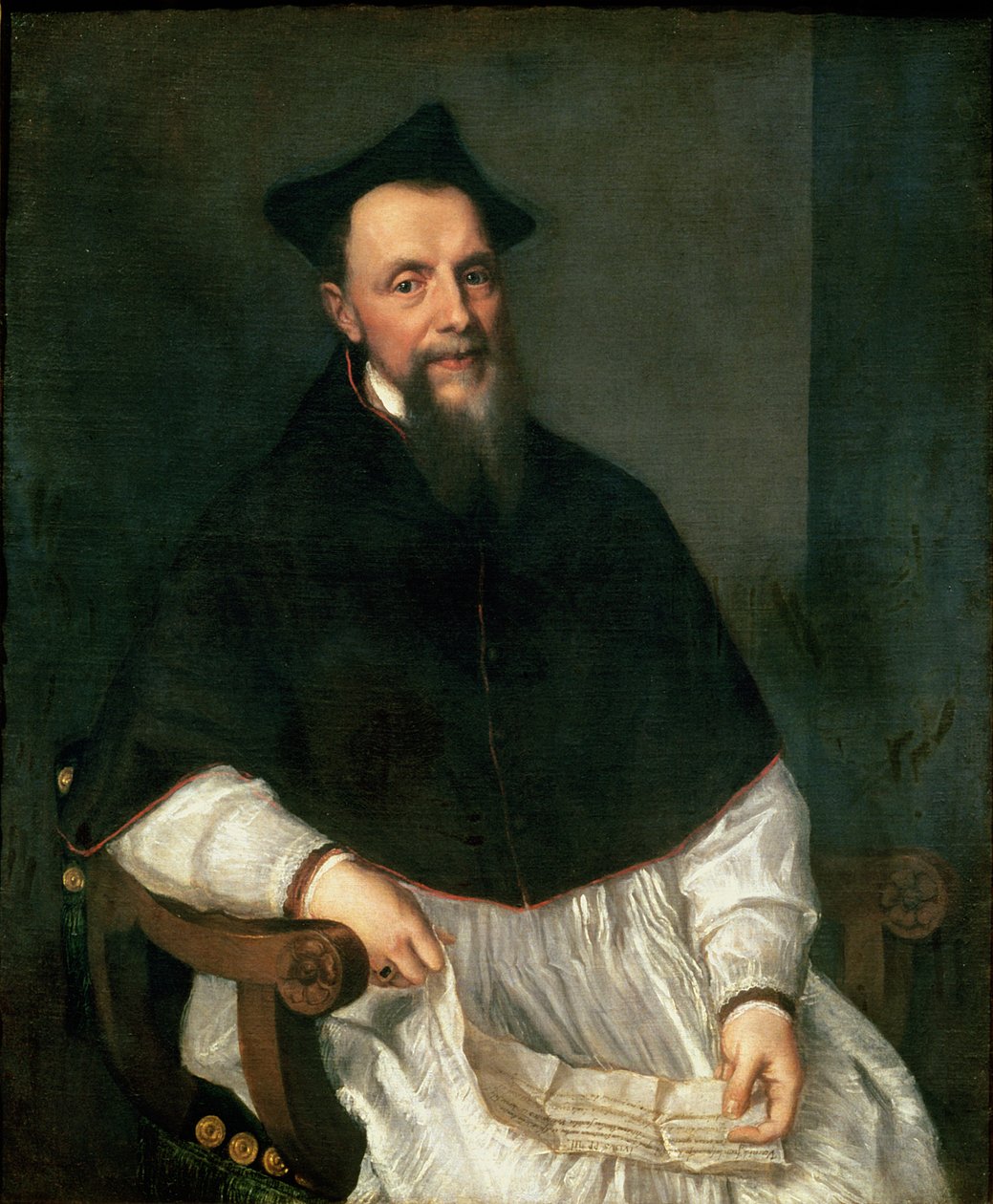 Porträt von Bischof Ludovico Beccadelli, 1552 von Tiziano Vecelli
