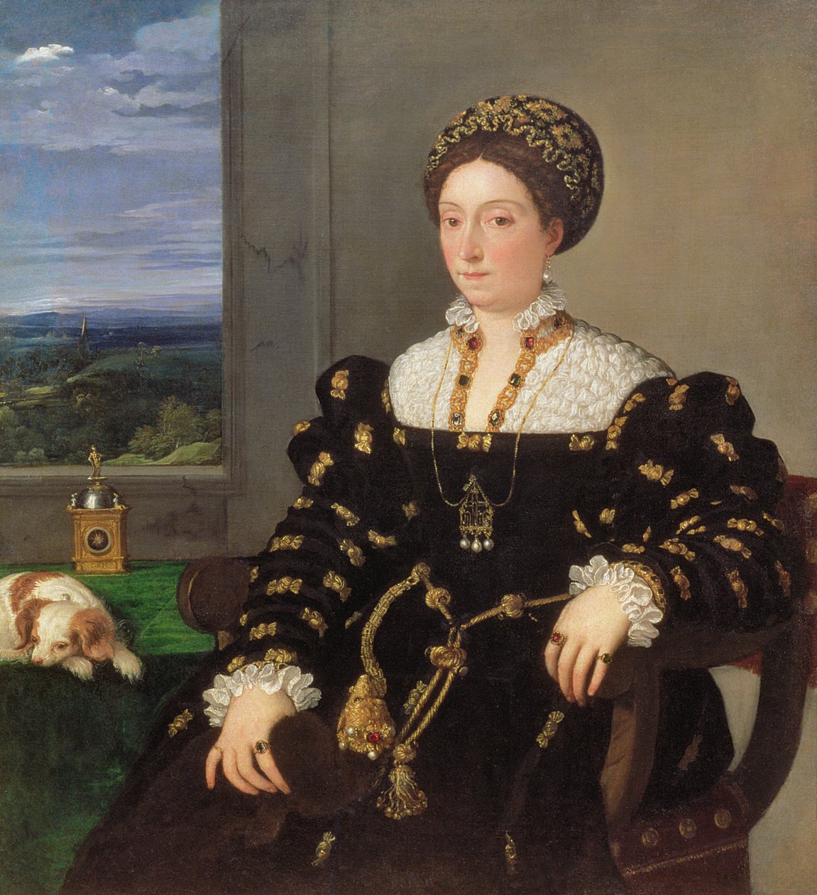 Porträt von Eleonora Gonzaga della Rovere, 1536 von Tiziano Vecelli