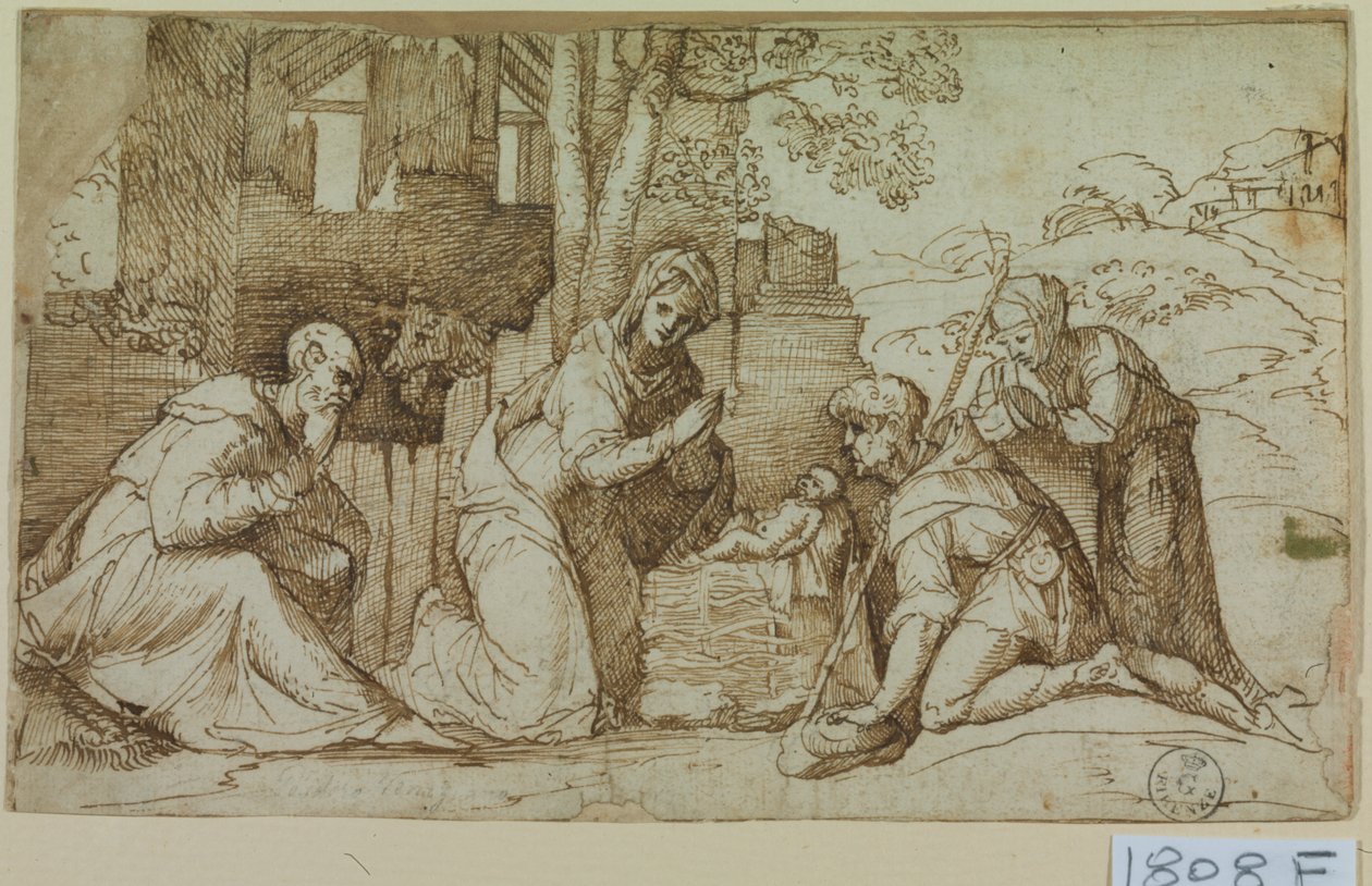 Anbetung der Hirten von Titian (c.1488 1576)