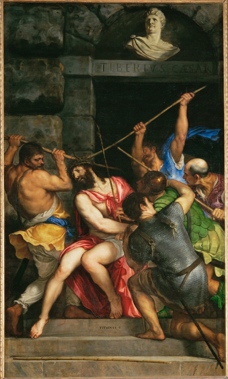 Christus mit der Dornenkrone gekrönt von Titian (c.1488 1576)