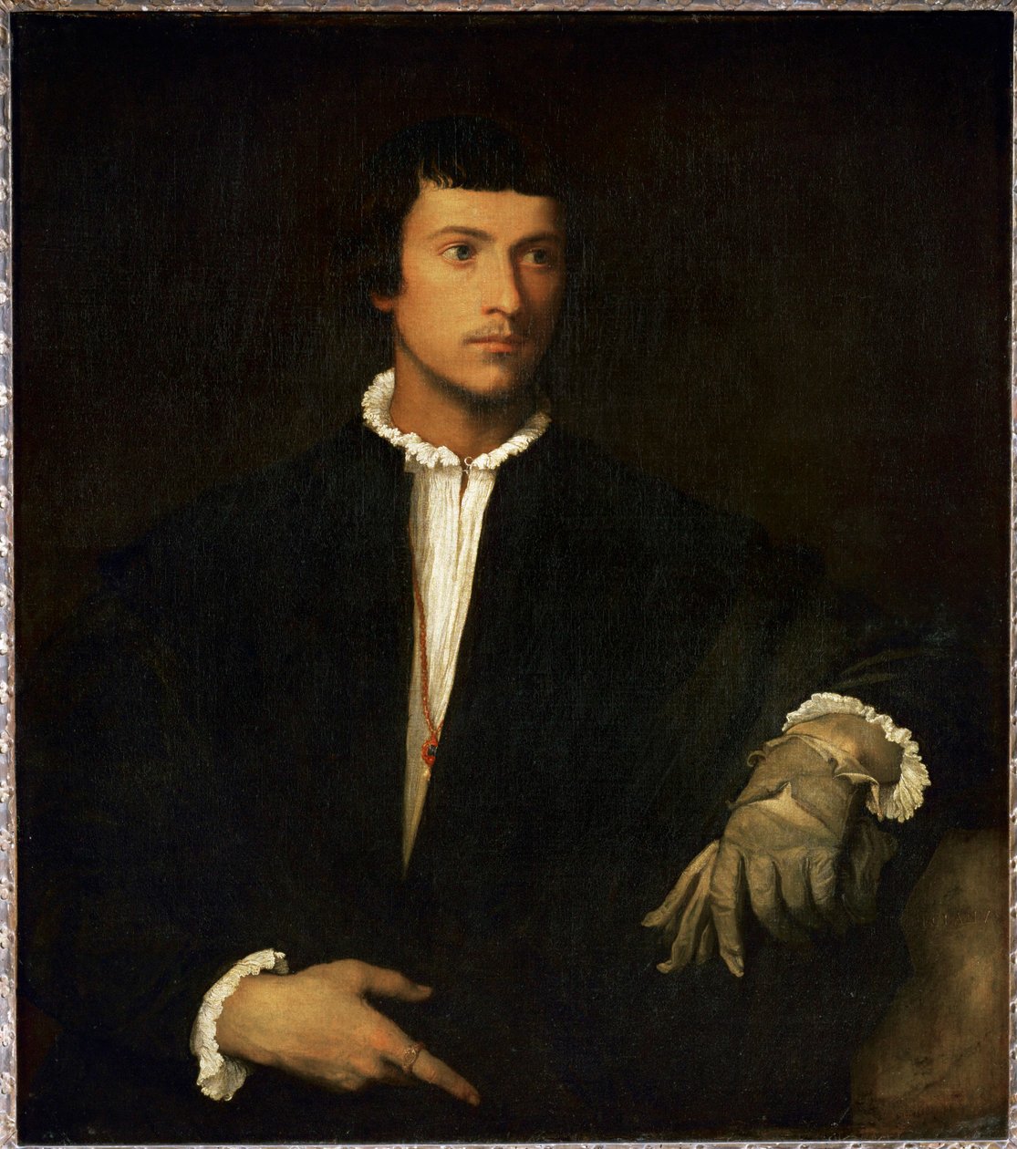 Der Mann mit dem Handschuh von Titian (c.1488 1576)