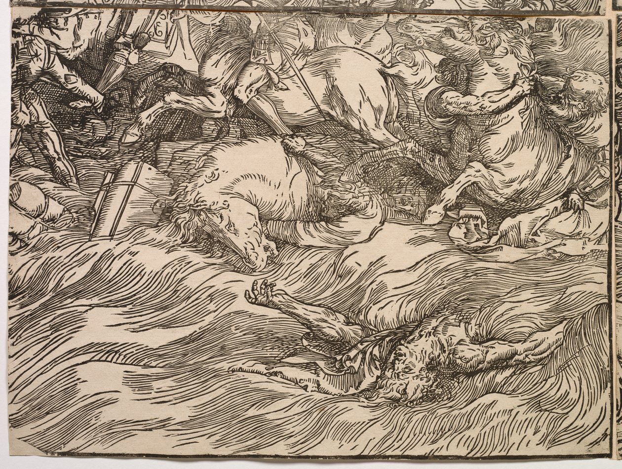 Die Untergang der Armee des Pharao im Roten Meer von Titian (c.1488 1576)