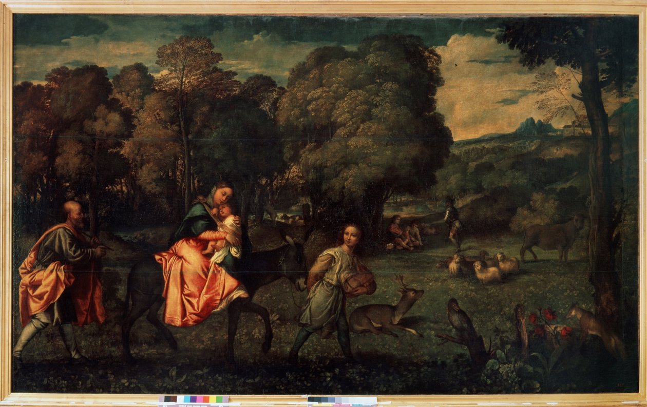 Die Flucht nach Ägypten von Titian (c.1488 1576)