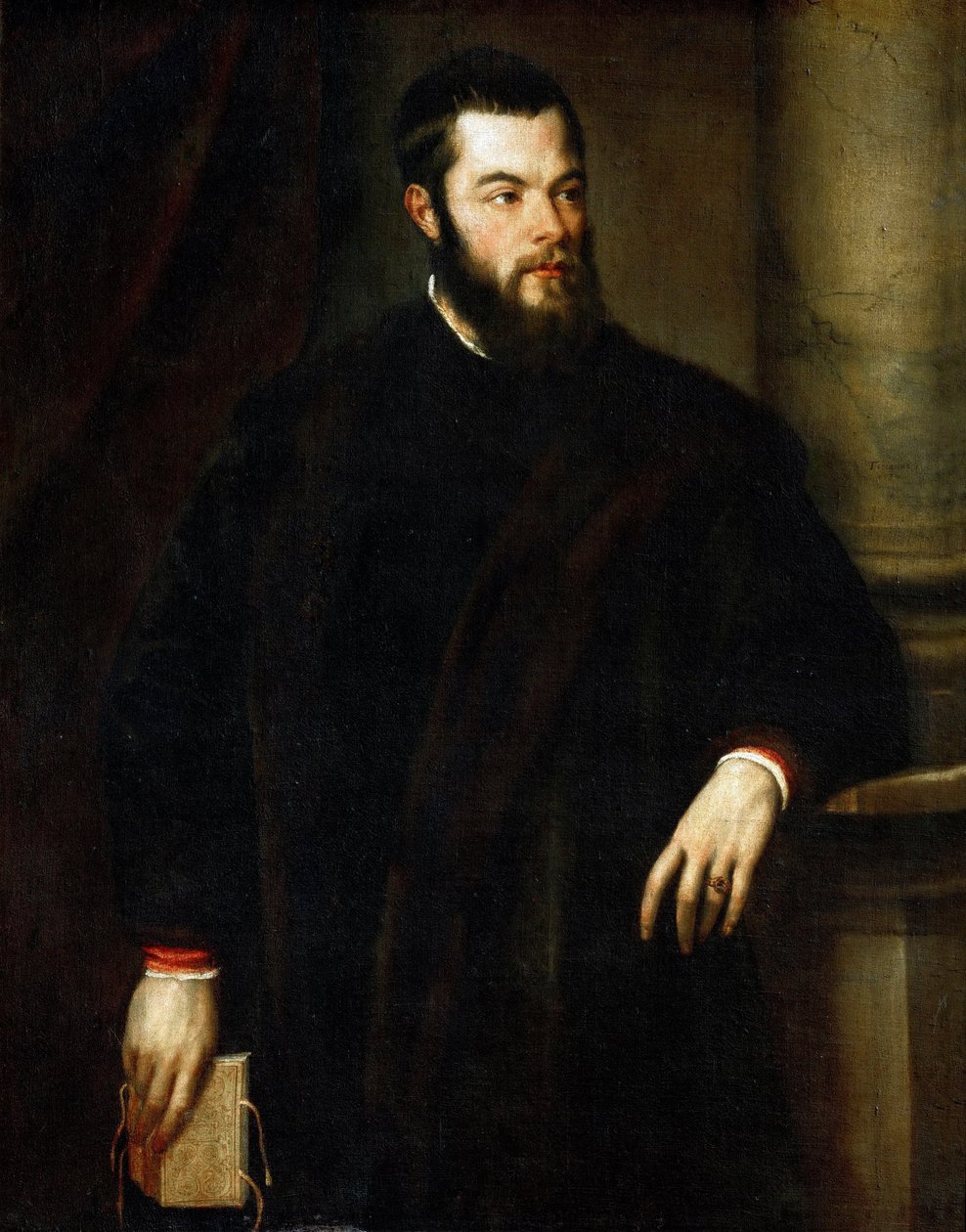 Porträt von Benedetto Varchi von Tiziano Vecelli