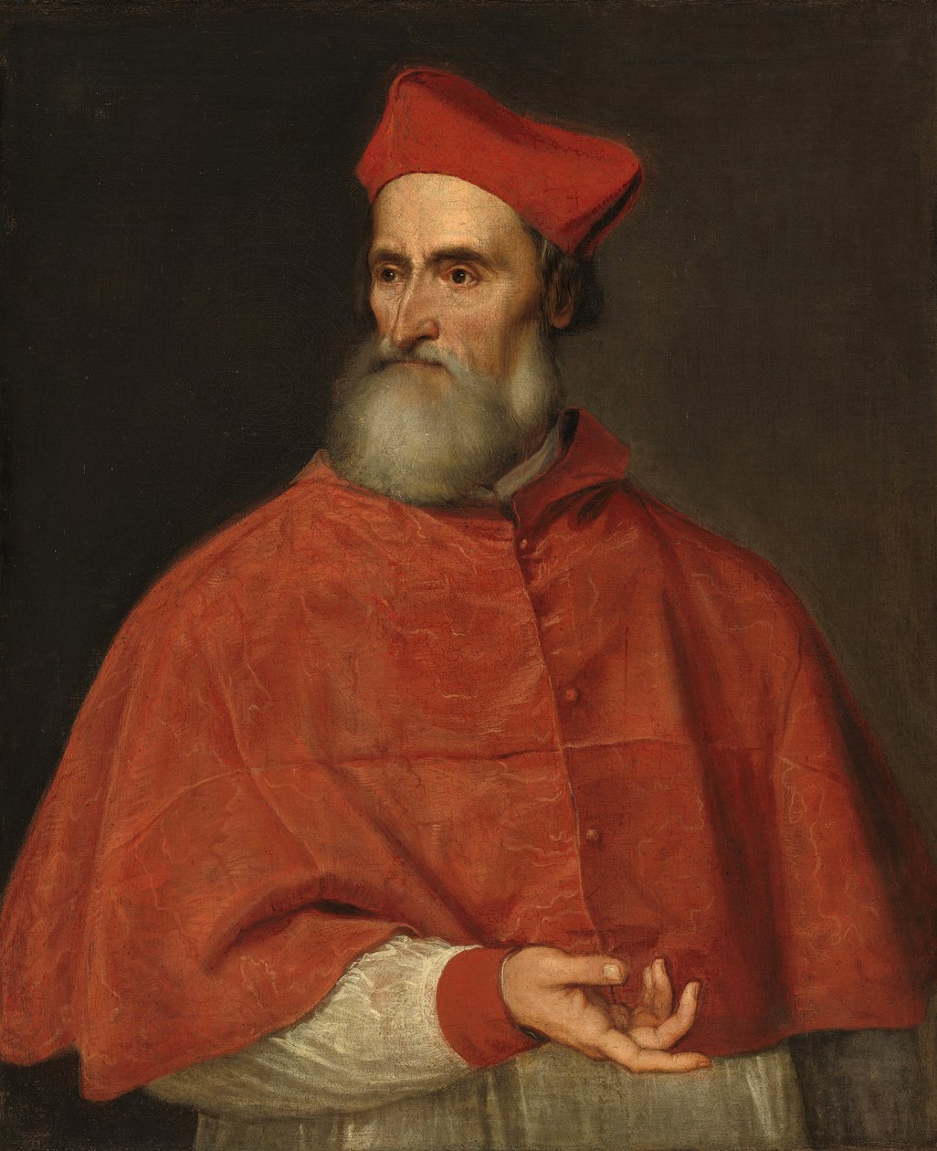 Porträt von Kardinal Pietro Bembo, ca. 1540 (Öl auf Leinwand) von Tiziano Vecelli