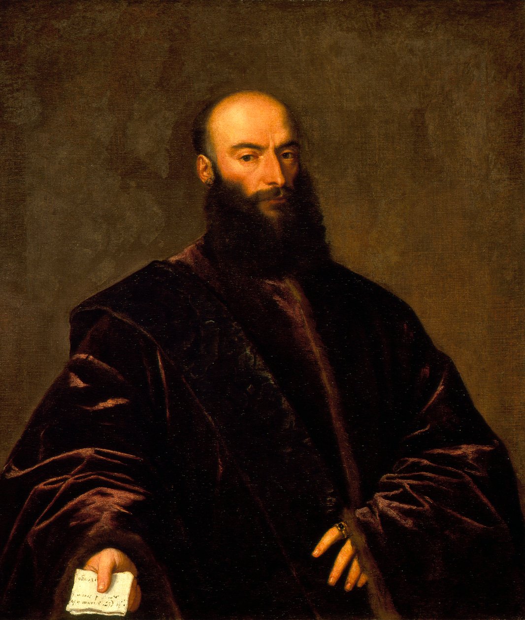 Porträt von Giacomo di Andrea Dolfin von Titian
