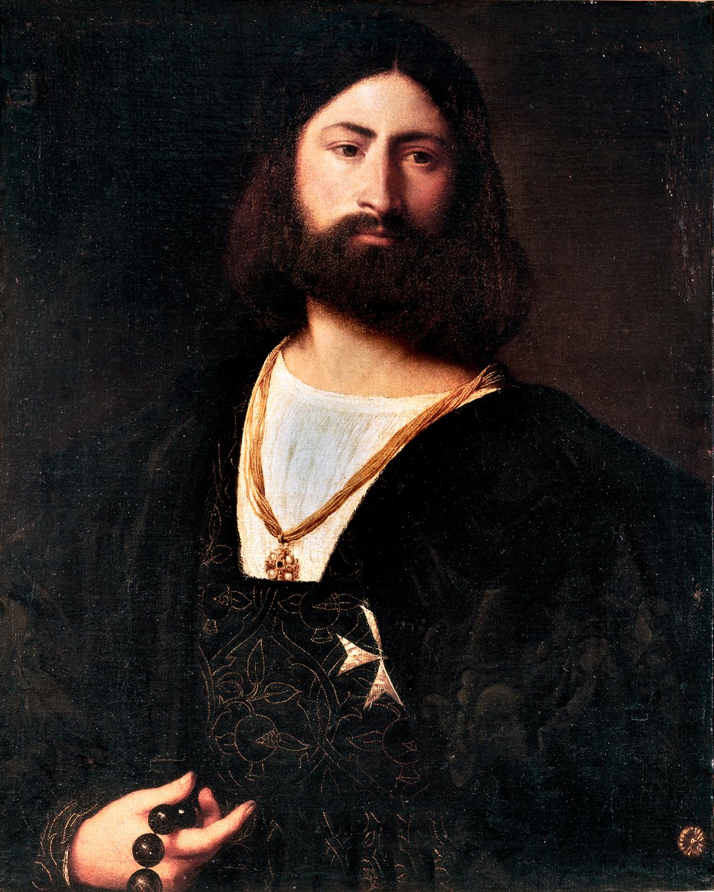 Porträt eines Ritters von Malta von Tiziano Vecellio genannt Tizian von Tiziano Vecelli